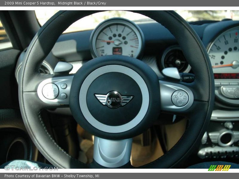 Midnight Black / Black/Grey 2009 Mini Cooper S Hardtop