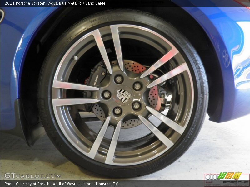 Aqua Blue Metallic / Sand Beige 2011 Porsche Boxster