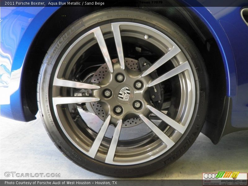 Aqua Blue Metallic / Sand Beige 2011 Porsche Boxster