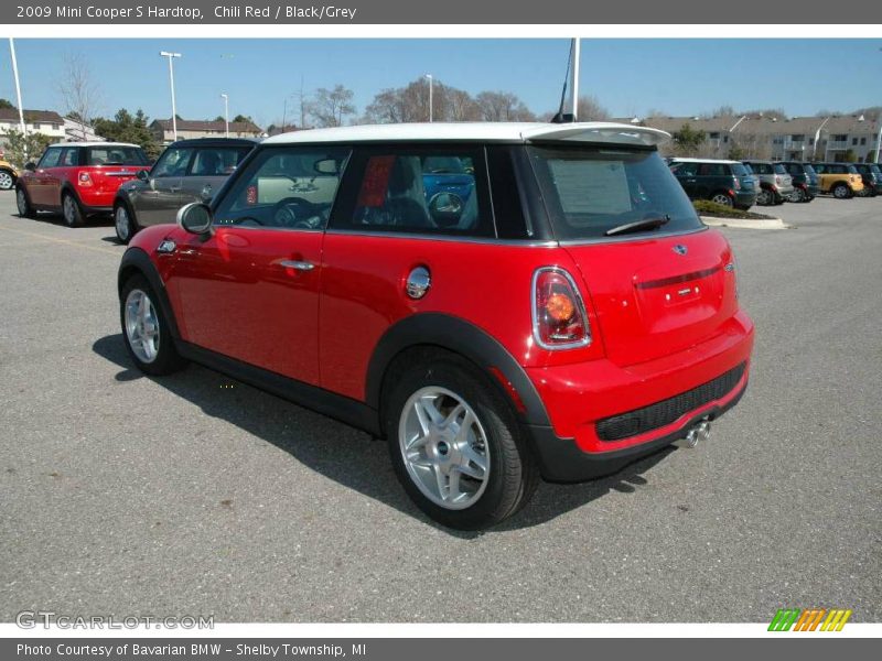 Chili Red / Black/Grey 2009 Mini Cooper S Hardtop