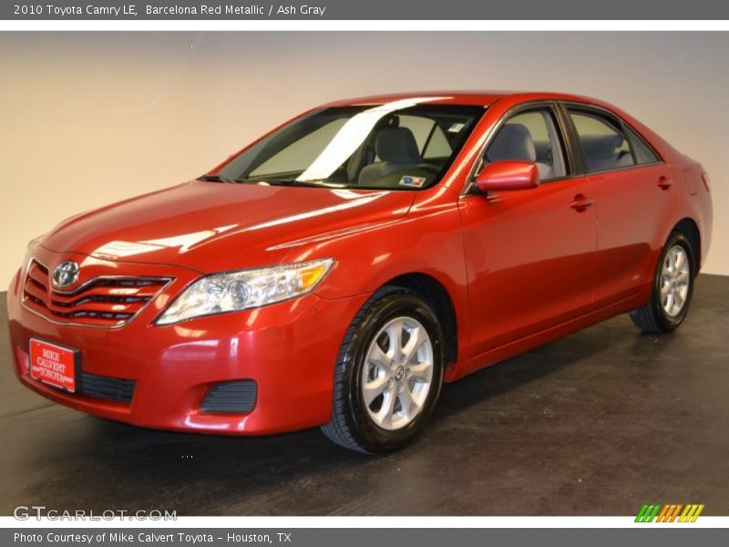 Barcelona Red Metallic / Ash Gray 2010 Toyota Camry LE