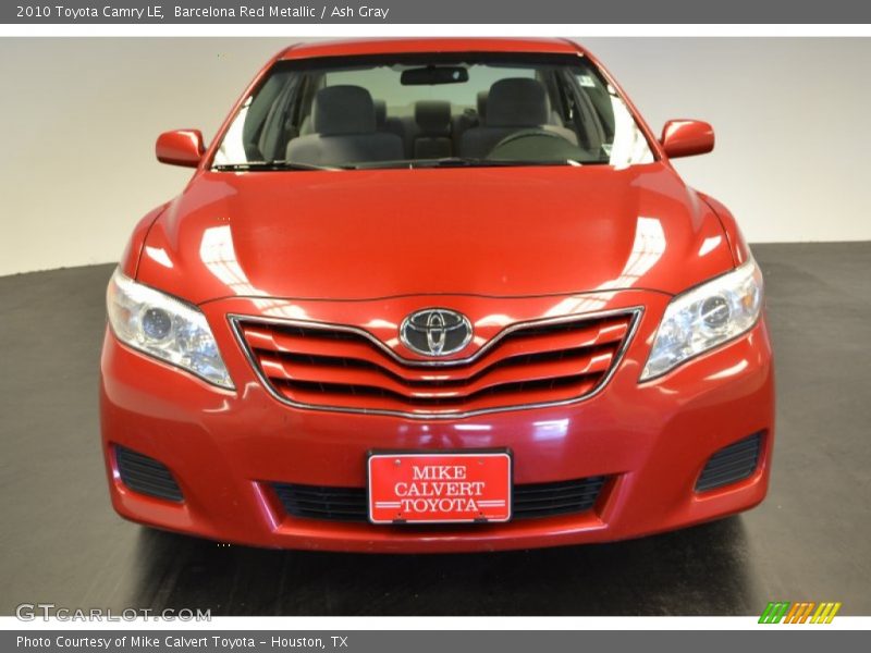 Barcelona Red Metallic / Ash Gray 2010 Toyota Camry LE