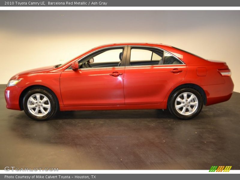 Barcelona Red Metallic / Ash Gray 2010 Toyota Camry LE