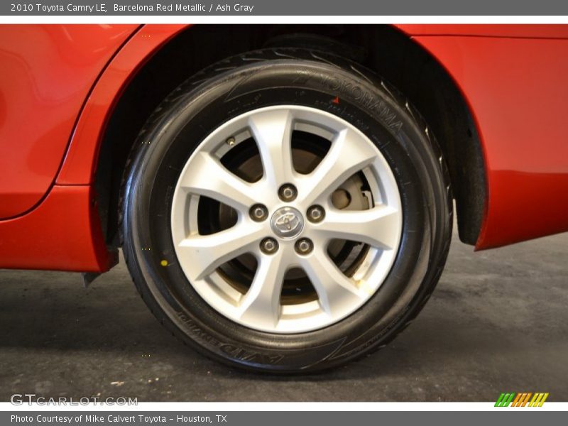 Barcelona Red Metallic / Ash Gray 2010 Toyota Camry LE