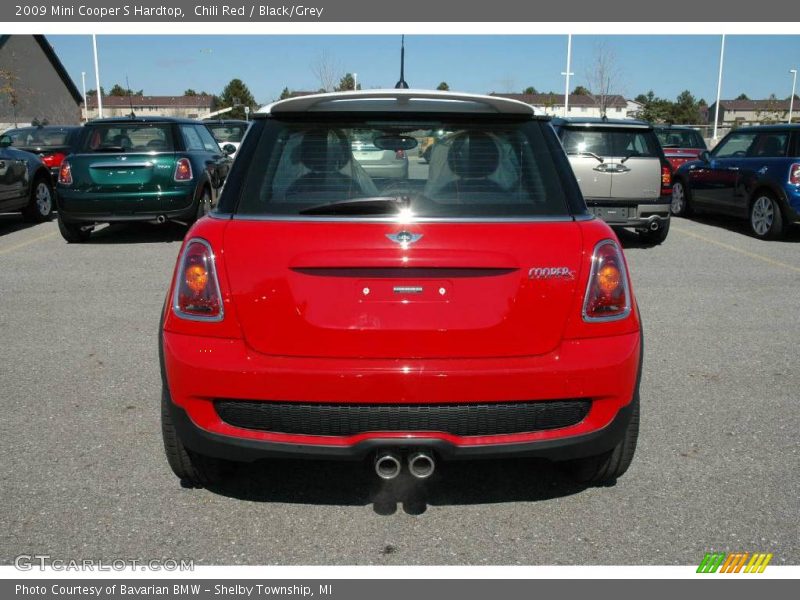 Chili Red / Black/Grey 2009 Mini Cooper S Hardtop