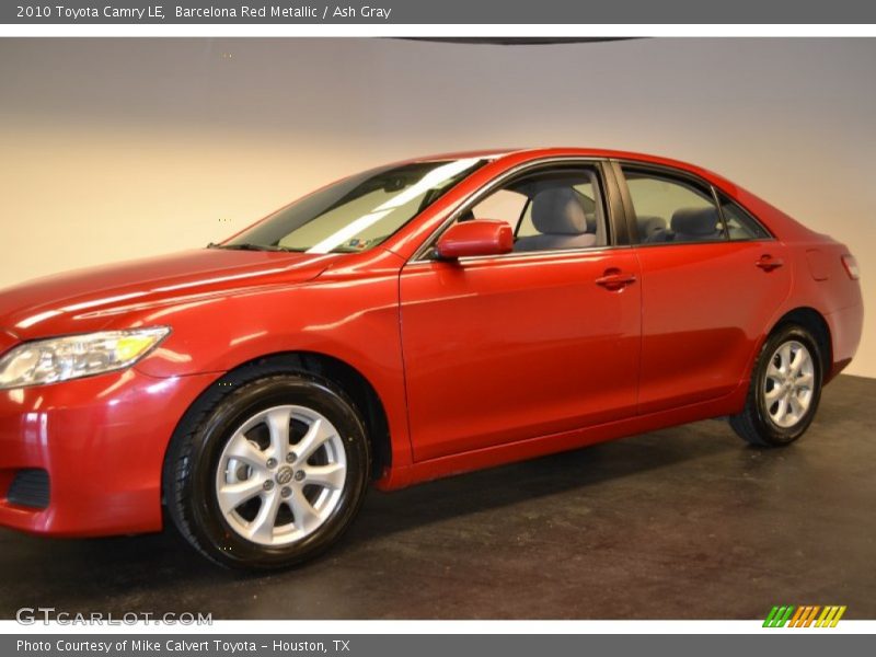 Barcelona Red Metallic / Ash Gray 2010 Toyota Camry LE