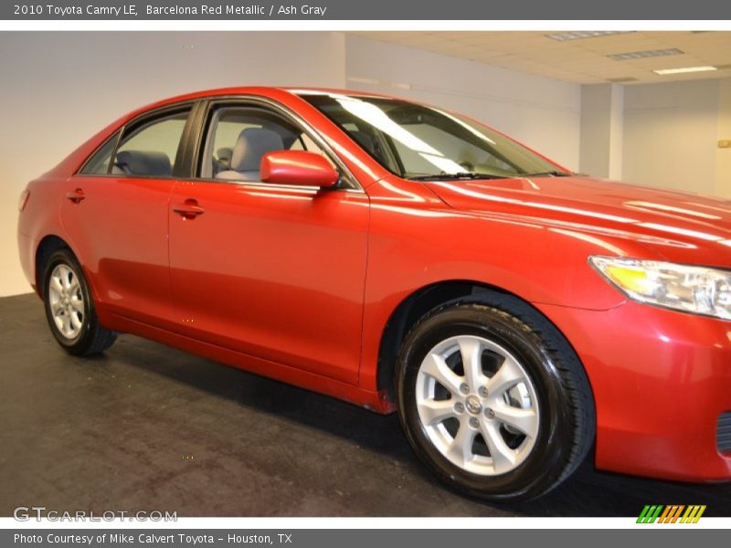 Barcelona Red Metallic / Ash Gray 2010 Toyota Camry LE