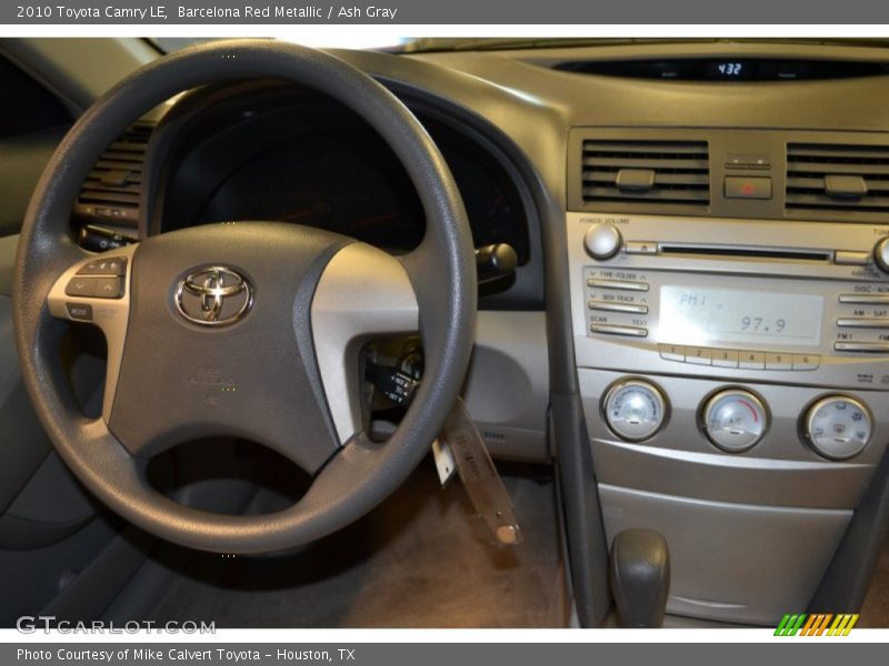 Barcelona Red Metallic / Ash Gray 2010 Toyota Camry LE