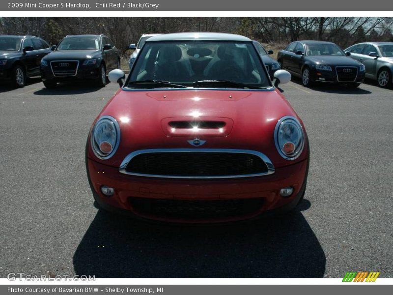 Chili Red / Black/Grey 2009 Mini Cooper S Hardtop