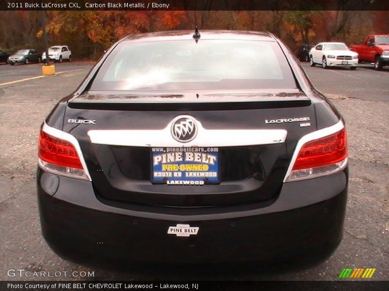 Carbon Black Metallic / Ebony 2011 Buick LaCrosse CXL