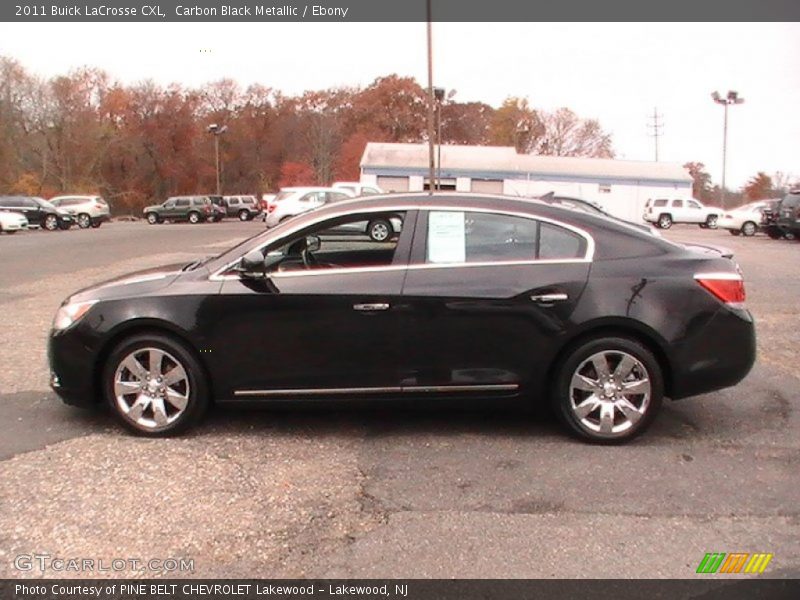 Carbon Black Metallic / Ebony 2011 Buick LaCrosse CXL