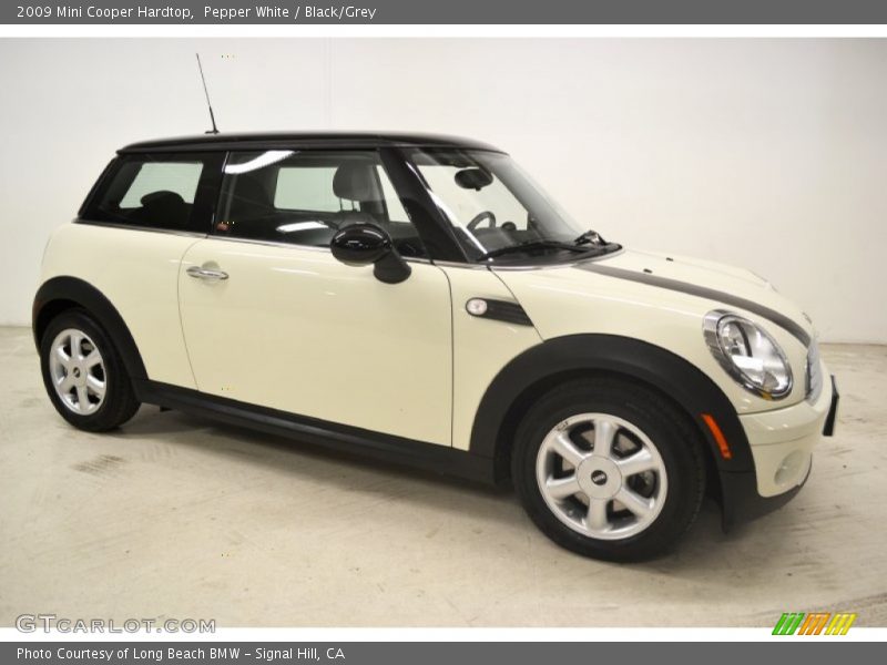 Pepper White / Black/Grey 2009 Mini Cooper Hardtop