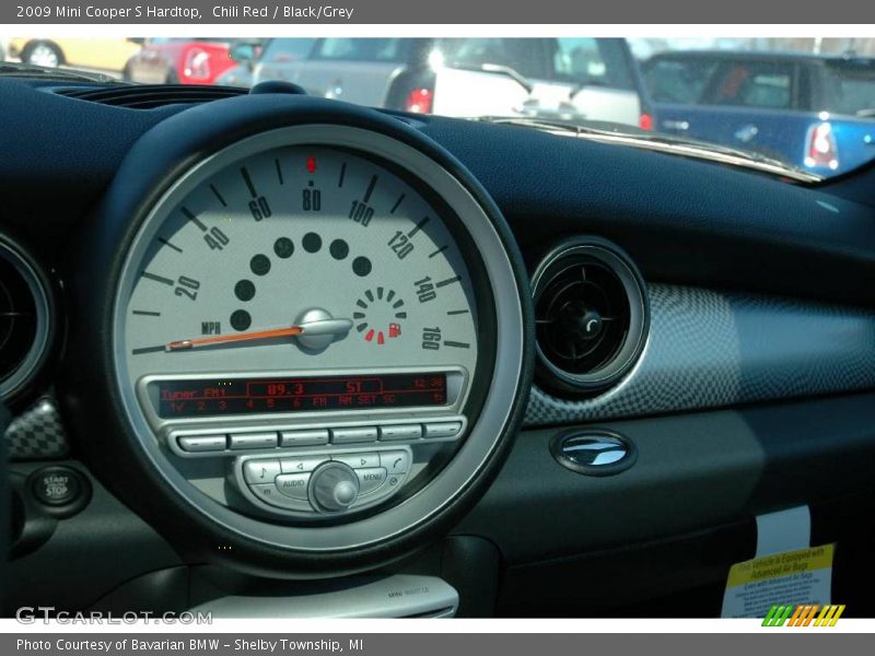 Chili Red / Black/Grey 2009 Mini Cooper S Hardtop