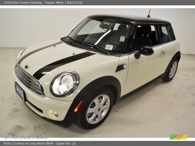 Pepper White / Black/Grey 2009 Mini Cooper Hardtop