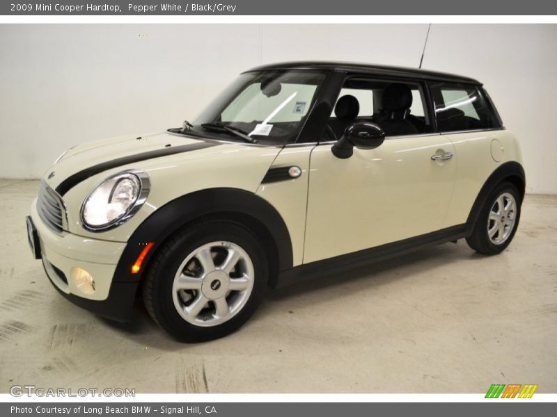 Pepper White / Black/Grey 2009 Mini Cooper Hardtop