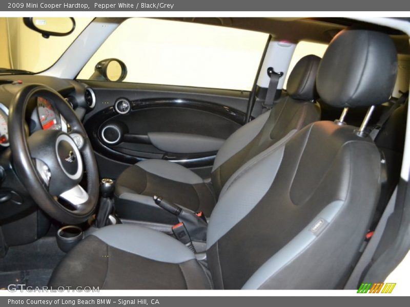 Pepper White / Black/Grey 2009 Mini Cooper Hardtop