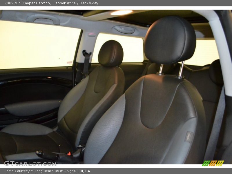 Pepper White / Black/Grey 2009 Mini Cooper Hardtop