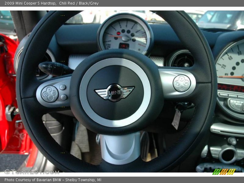 Chili Red / Black/Grey 2009 Mini Cooper S Hardtop