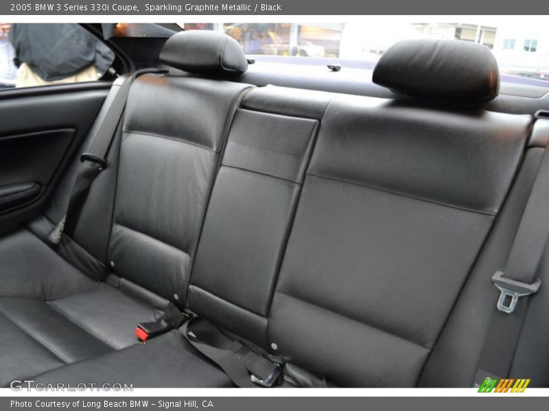  2005 3 Series 330i Coupe Black Interior