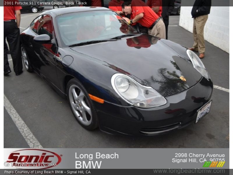 Black / Black 2001 Porsche 911 Carrera Coupe