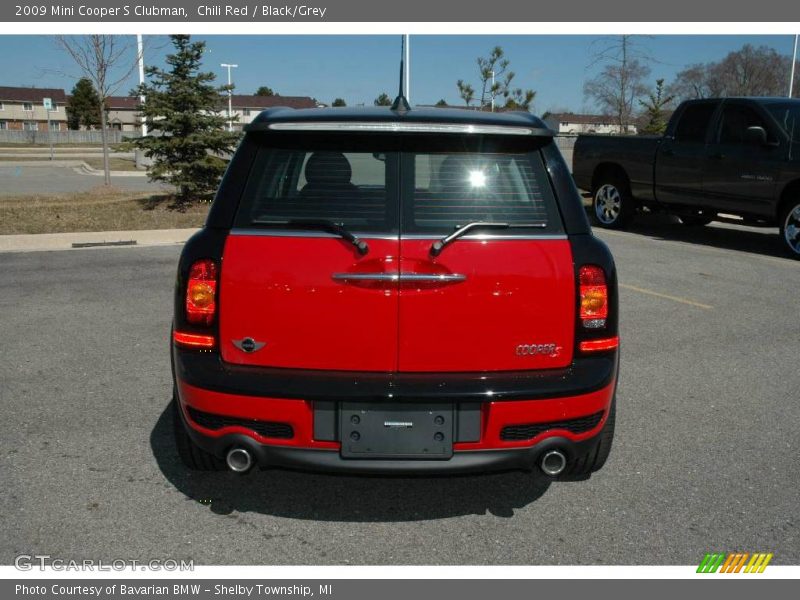 Chili Red / Black/Grey 2009 Mini Cooper S Clubman