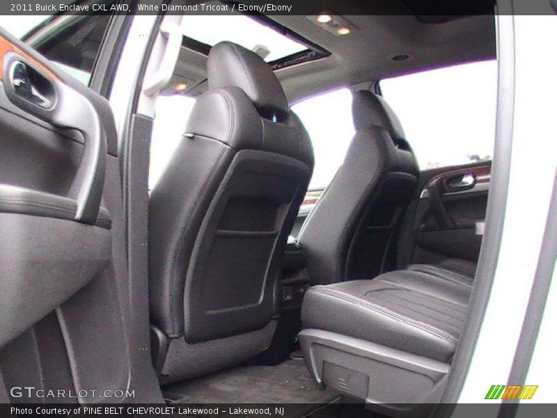 White Diamond Tricoat / Ebony/Ebony 2011 Buick Enclave CXL AWD