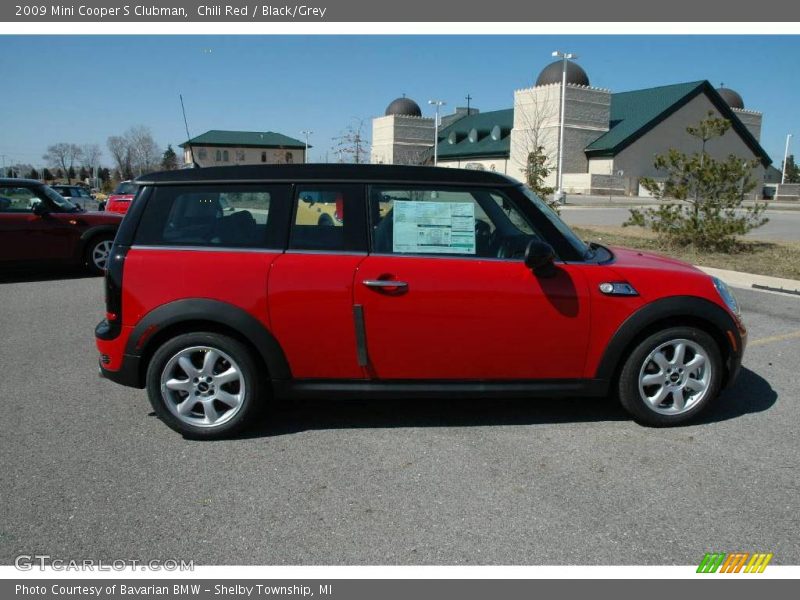 Chili Red / Black/Grey 2009 Mini Cooper S Clubman