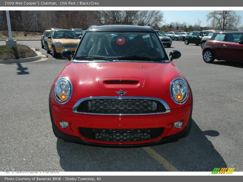 Chili Red / Black/Grey 2009 Mini Cooper S Clubman