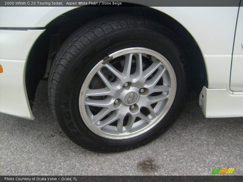 Aspen White Pearl / Stone Beige 2000 Infiniti G 20 Touring Sedan