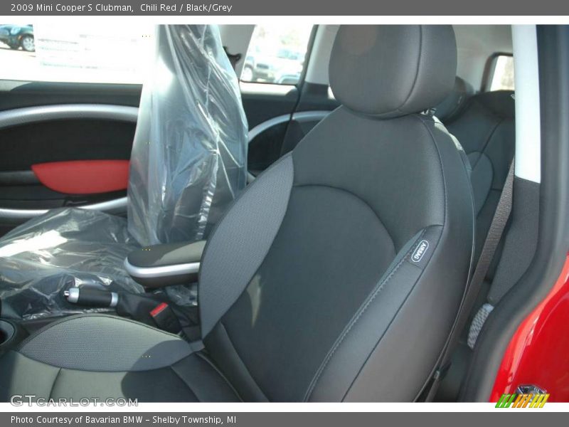 Chili Red / Black/Grey 2009 Mini Cooper S Clubman