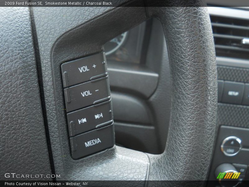 Smokestone Metallic / Charcoal Black 2009 Ford Fusion SE