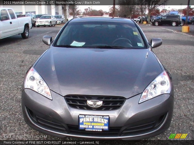 Nordschleife Gray / Black Cloth 2011 Hyundai Genesis Coupe 2.0T