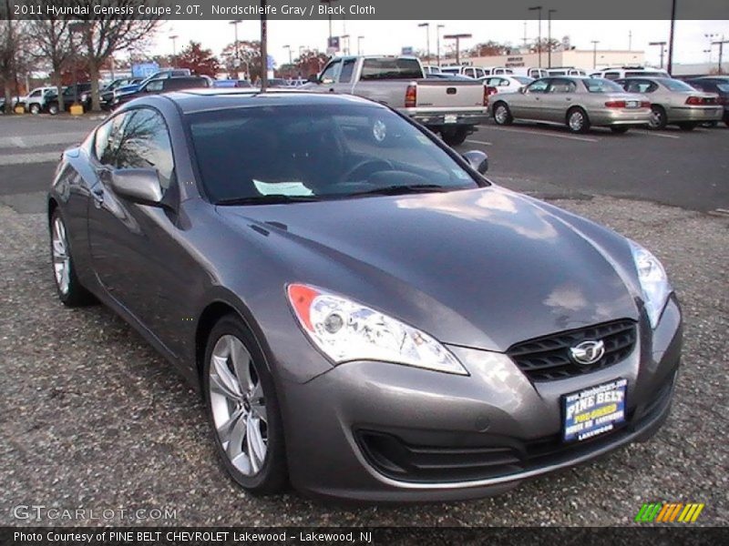 Nordschleife Gray / Black Cloth 2011 Hyundai Genesis Coupe 2.0T
