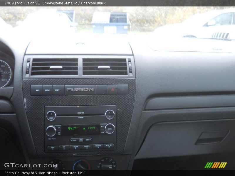 Smokestone Metallic / Charcoal Black 2009 Ford Fusion SE