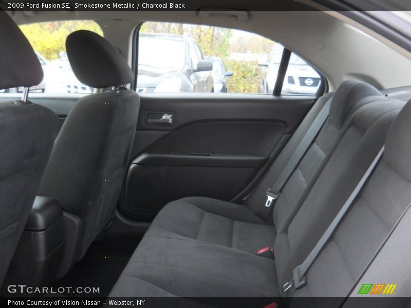 Smokestone Metallic / Charcoal Black 2009 Ford Fusion SE