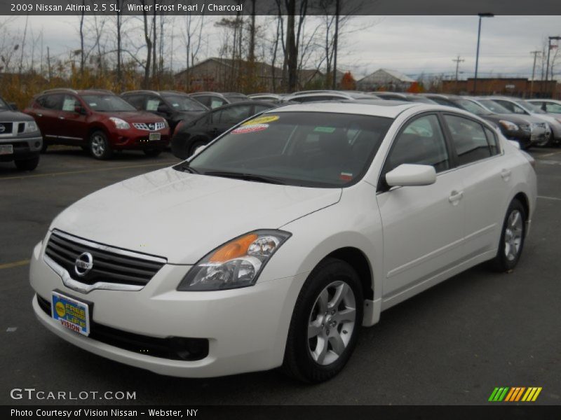 Winter Frost Pearl / Charcoal 2009 Nissan Altima 2.5 SL