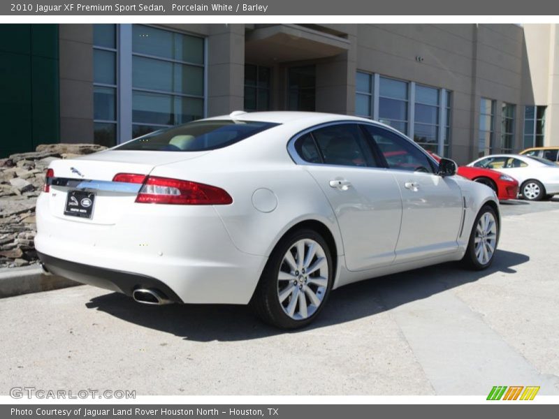 Porcelain White / Barley 2010 Jaguar XF Premium Sport Sedan
