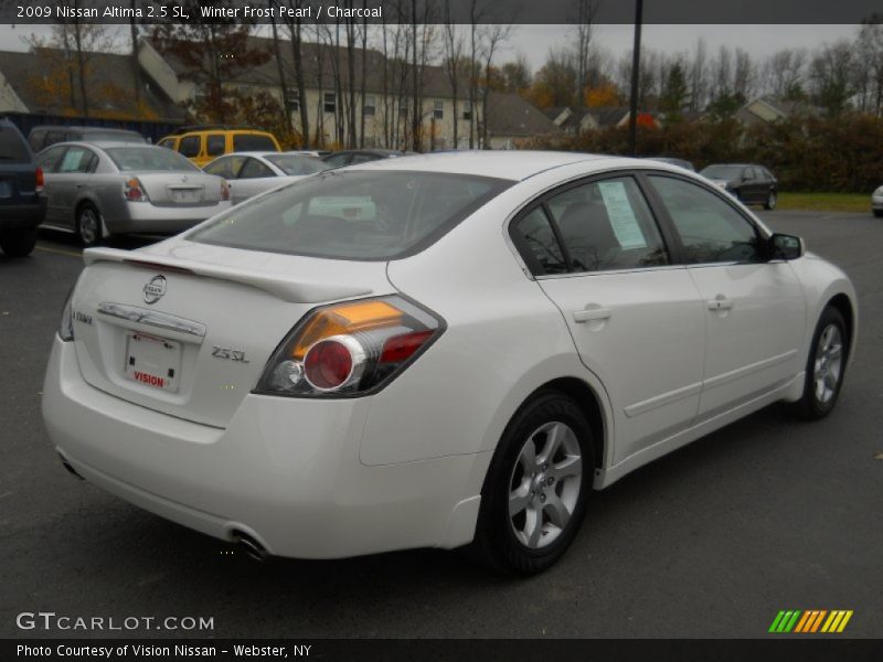 Winter Frost Pearl / Charcoal 2009 Nissan Altima 2.5 SL