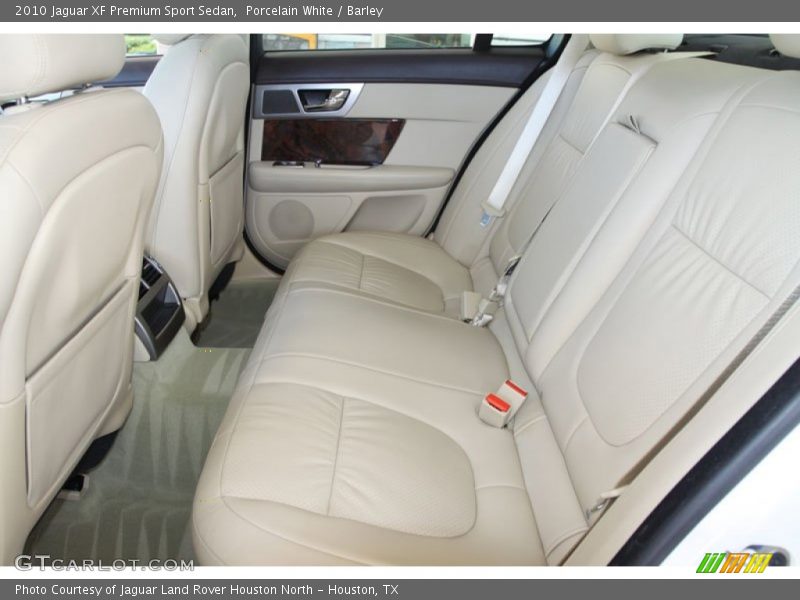 Porcelain White / Barley 2010 Jaguar XF Premium Sport Sedan