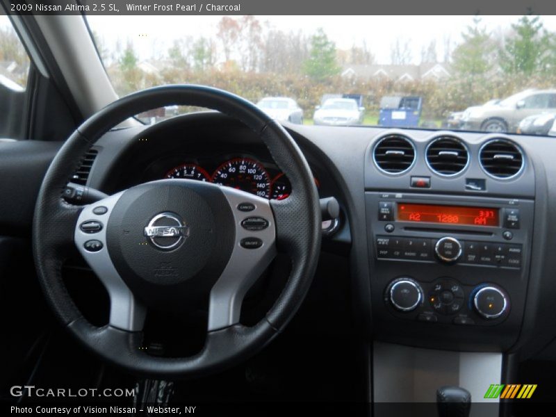 Winter Frost Pearl / Charcoal 2009 Nissan Altima 2.5 SL