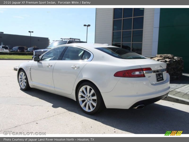 Porcelain White / Barley 2010 Jaguar XF Premium Sport Sedan