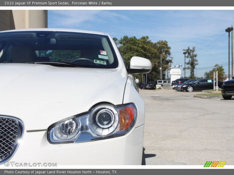 Porcelain White / Barley 2010 Jaguar XF Premium Sport Sedan