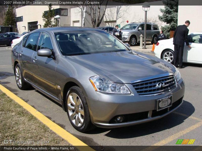 Diamond Graphite Metallic / Graphite 2007 Infiniti M 35x Sedan