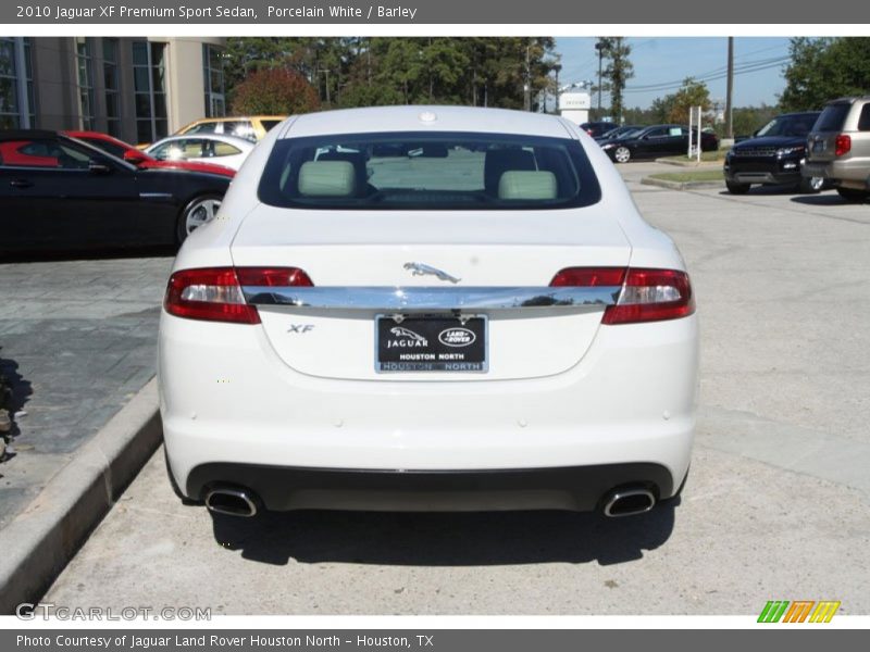 Porcelain White / Barley 2010 Jaguar XF Premium Sport Sedan