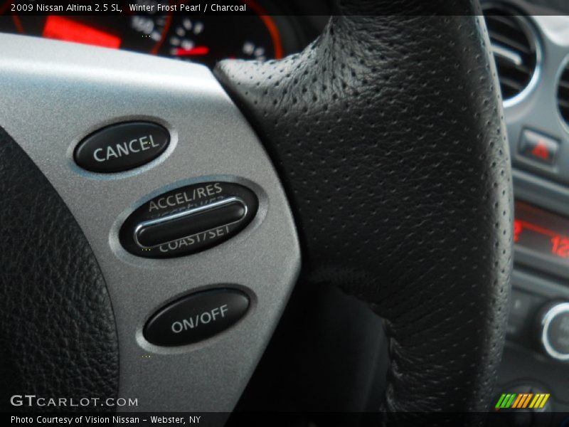 Winter Frost Pearl / Charcoal 2009 Nissan Altima 2.5 SL