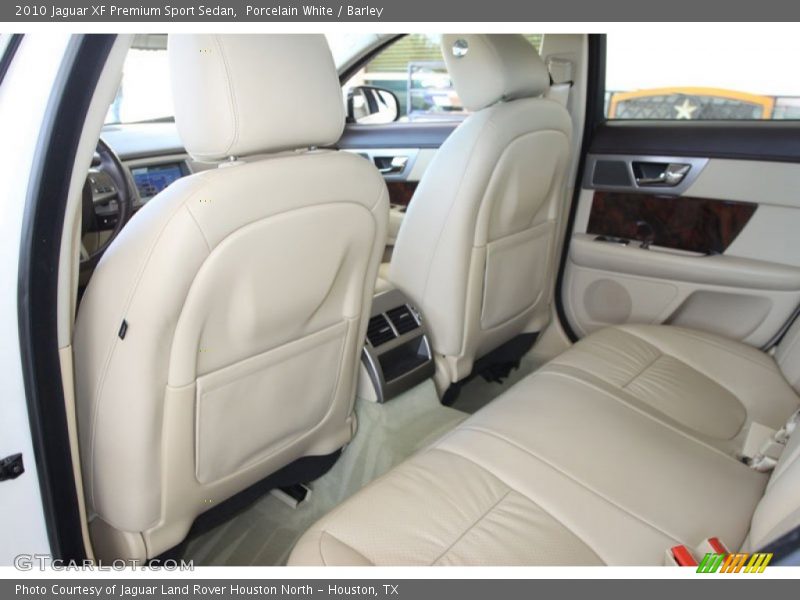 Porcelain White / Barley 2010 Jaguar XF Premium Sport Sedan