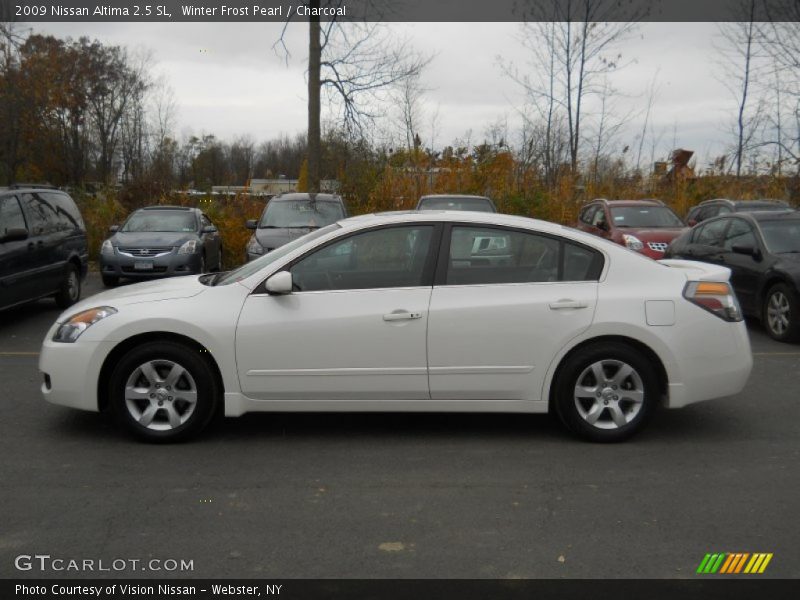 Winter Frost Pearl / Charcoal 2009 Nissan Altima 2.5 SL