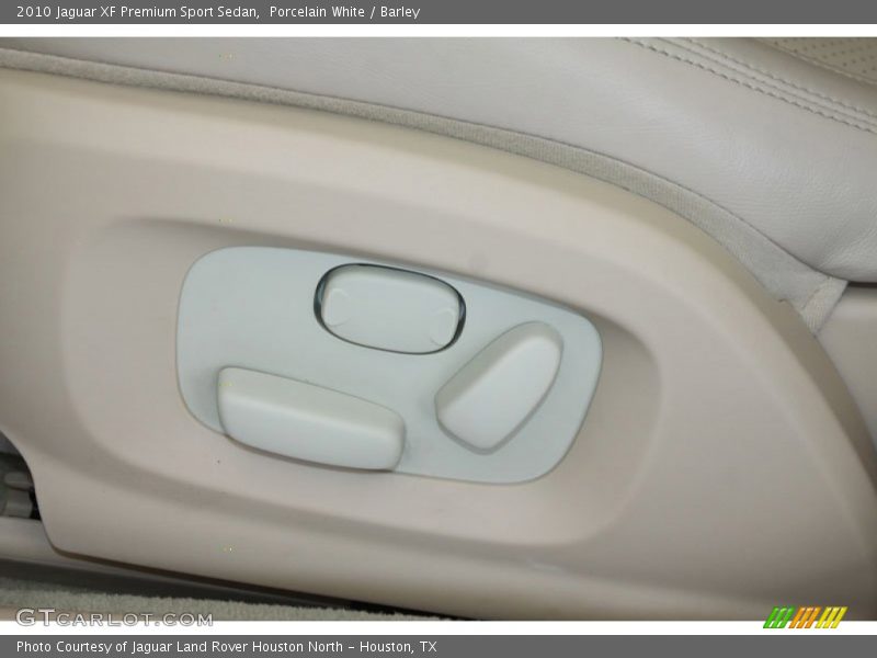 Porcelain White / Barley 2010 Jaguar XF Premium Sport Sedan