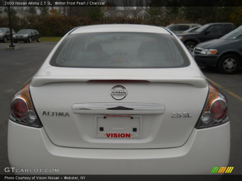 Winter Frost Pearl / Charcoal 2009 Nissan Altima 2.5 SL
