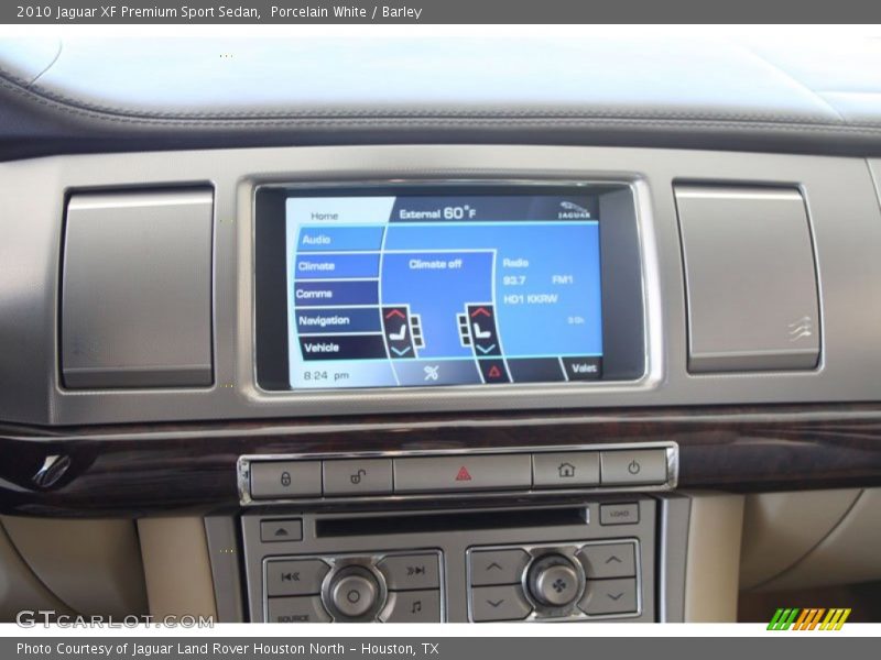 Porcelain White / Barley 2010 Jaguar XF Premium Sport Sedan